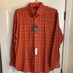 NWT! Tommy Hilfiger Men's Plaid Button Down Shirt